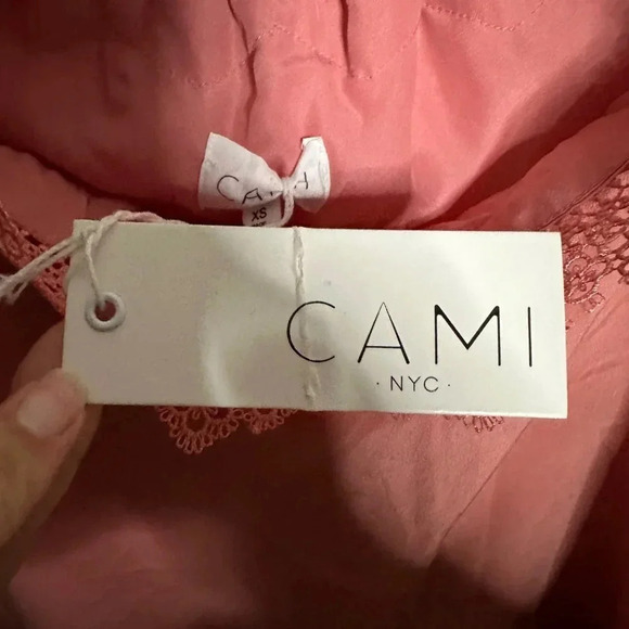 Cami NYC The Dayna Tank Blouse Top Women's Size XS Silk Brandied Apricot Pink - Picture 6 of 7